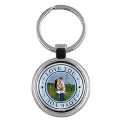 Love You Round Key Chain - Key Chain (Round)