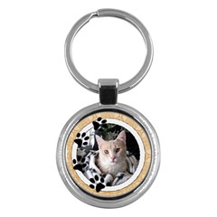 Love My Cat Round Key Chain - Key Chain (Round)