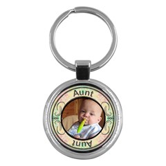 Aunt Round Key Chain - Key Chain (Round)