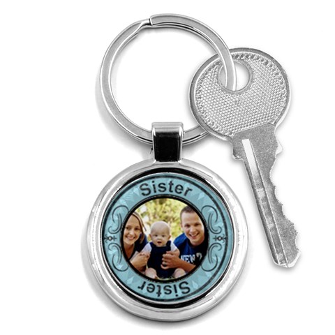 Sister Round Key Chain By Lil Front