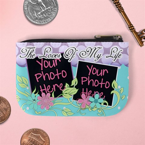 The Loves Of My Life Coin Purse By Digitalkeepsakes Back