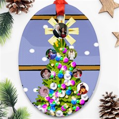 Christmas tree ornament - Ornament (Oval)