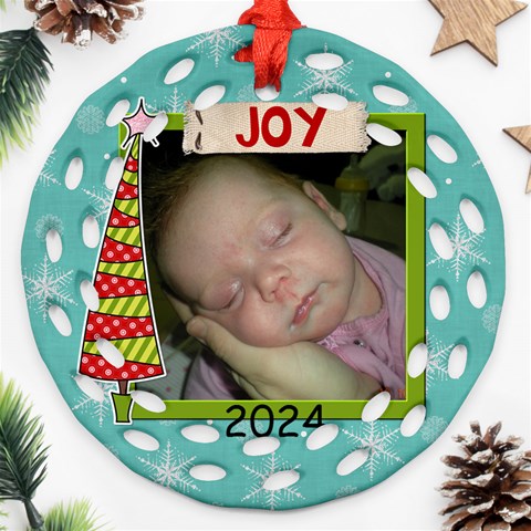 Ornament 2024 Joy By Martha Meier Front