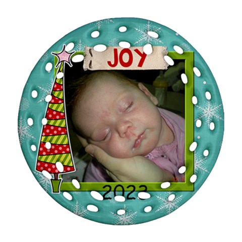 Ornament 2023 Joy By Martha Meier Front