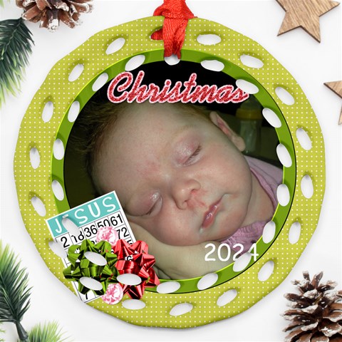 Ornament 2024 Christmas By Martha Meier Front
