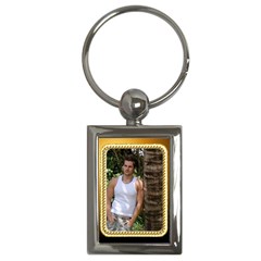 Gold Framed Key Chain - Key Chain (Rectangle)