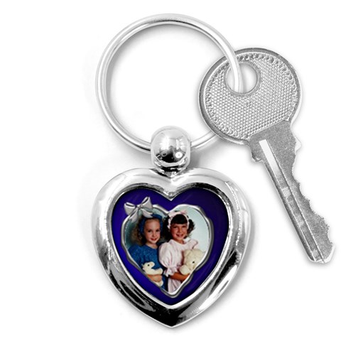 My Silver Heart Key Chain By Deborah Front