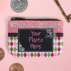 Grandma is mom with extra frosting - Mini Coin Purse