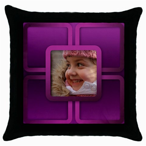 Pink Throw Pillow By Deborah Front