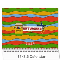 Wall Calendar 11 x 8.5 : Artworks - Wall Calendar 11  x 8.5  (12-Months)