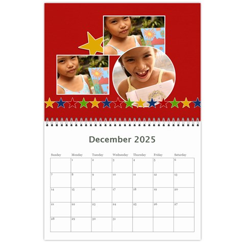 Wall Calendar 11 X 8 5 : Artworks By Jennyl Dec 2025