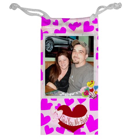 Heart Jewelry Bag By Kim Blair Back