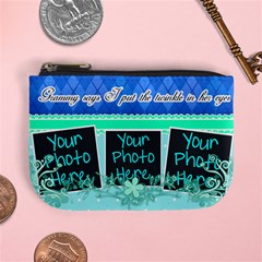 Grandma, Twinkle in her eyes- Blue - Mini Coin Purse