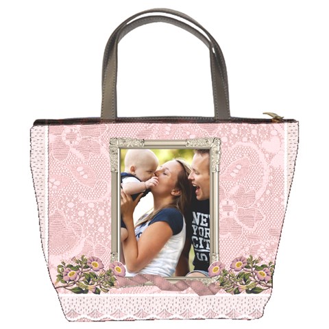 Pretty In Pink Bucket Bag By Lil Back