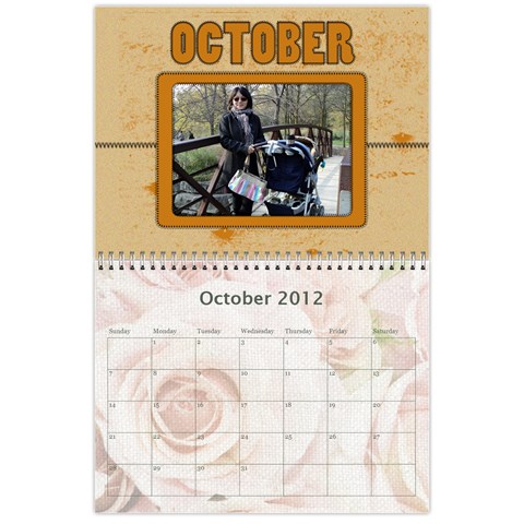 2012 Calendar By Erica Oct 2012