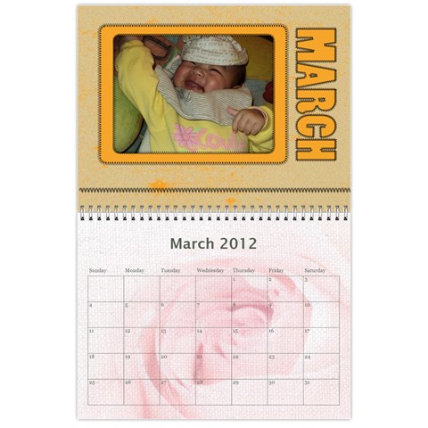 2012 Calendar By Erica Mar 2012