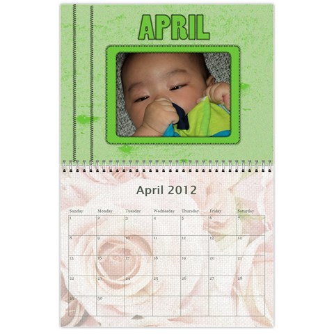 2012 Calendar By Erica Apr 2012