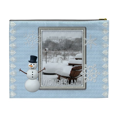 Winter Wonderland Xl Cosmetic Bag By Lil Back