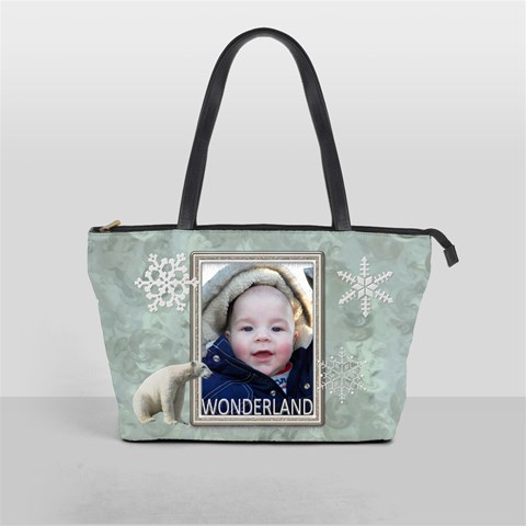Wonderland Classic Shoulder Handbag By Lil Front