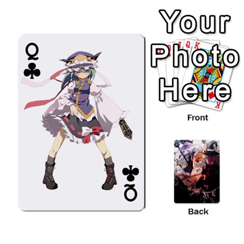 Queen Touhou Playing Card Deck Marisa Back By K Kaze Front - ClubQ