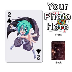 Touhou Playing Card Deck Rinnosuke Back - Playing Cards 54 Designs (Rectangle)