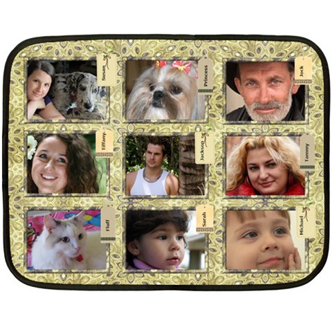 Nursing Home Memories Mini Fleece By Deborah 35 x27  Blanket