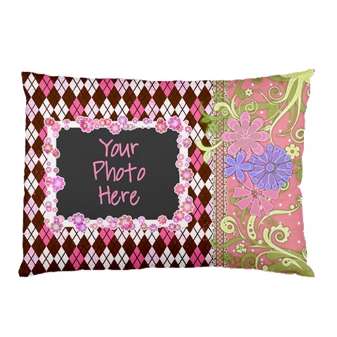 Pink Vine Pillow Case By Digitalkeepsakes 26.62 x18.9  Pillow Case
