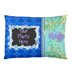 Blue Vine Pillow Case 2