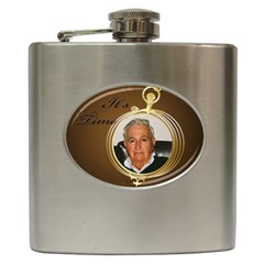 Its Time Hip Flask - Hip Flask (6 oz)