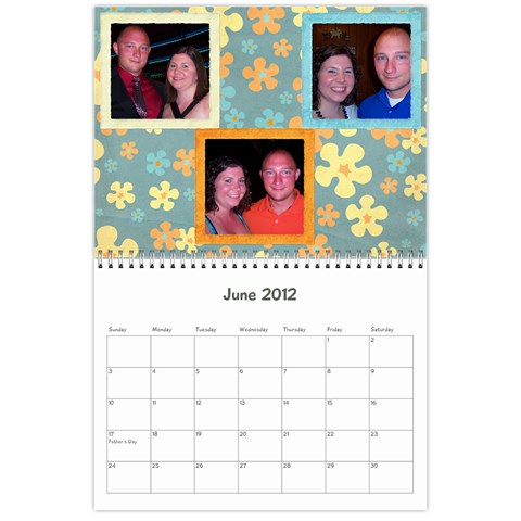 Family Calendar By Jennifer Jun 2012