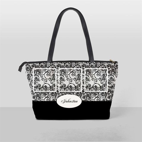 Black And White Shoulder Handbag By Deborah Back