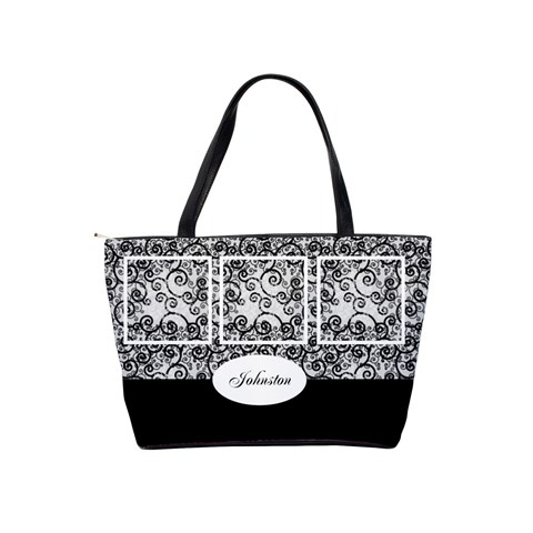 Black And White Shoulder Handbag By Deborah Back