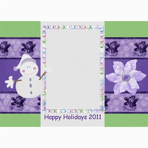 Let It Snow Photo Cards By Bitsoscrap 7 x5  Photo Card - 5