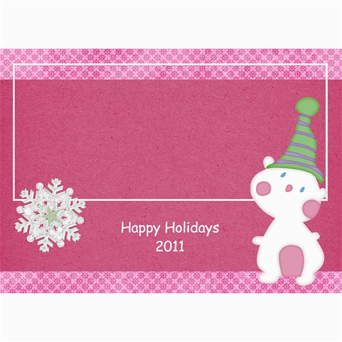 Let It Snow Photo Cards By Bitsoscrap 7 x5  Photo Card - 6