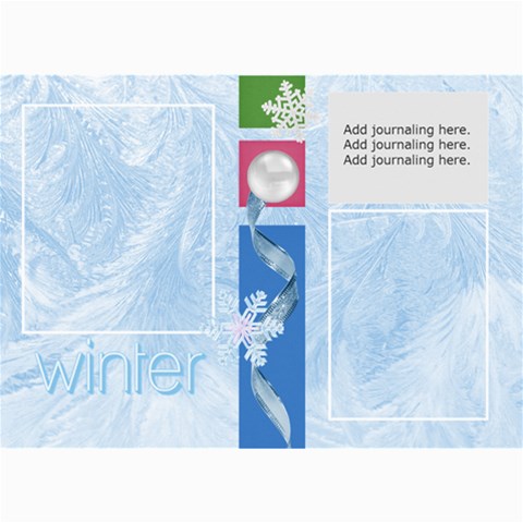 Let It Snow Photo Cards By Bitsoscrap 7 x5  Photo Card - 10