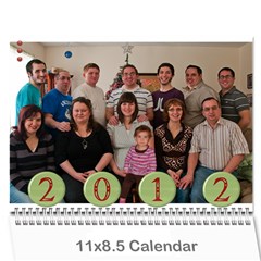 dad - Wall Calendar 11  x 8.5  (12-Months)