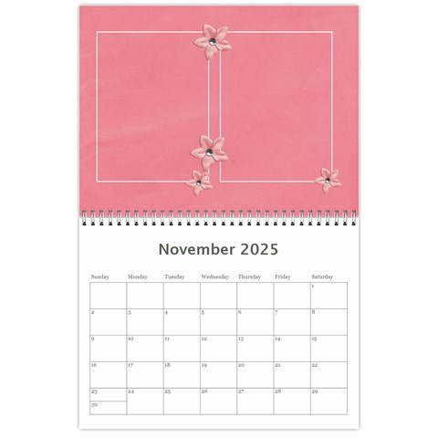 Wall Calendar 11 X 8 5 : Sweet Girl By Jennyl Nov 2025