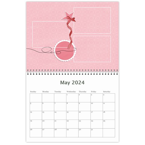 Wall Calendar 11 X 8 5 : Sweet Girl By Jennyl May 2024