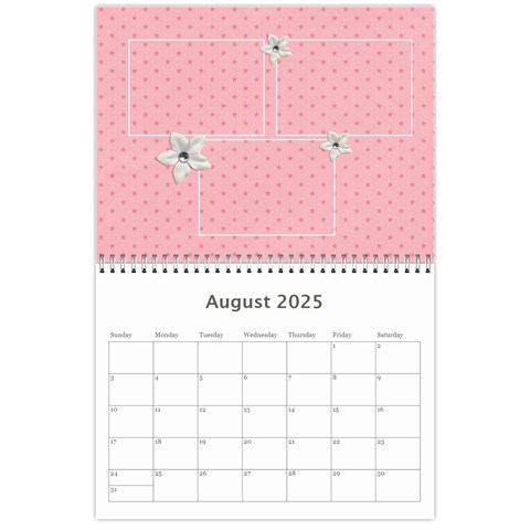 Wall Calendar 11 X 8 5 : Sweet Girl By Jennyl Aug 2025