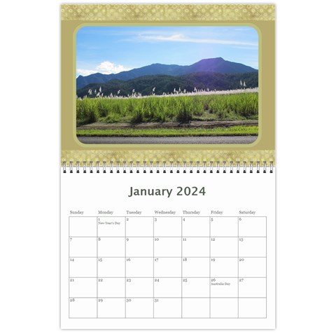 Landscape Picture Calendar By Deborah Jan 2024
