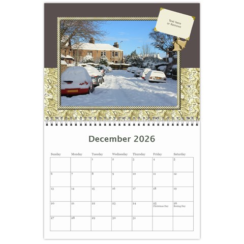 My Vacation Photo Calendar By Deborah Dec 2026