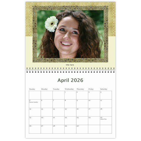 My Vacation Photo Calendar By Deborah Apr 2026