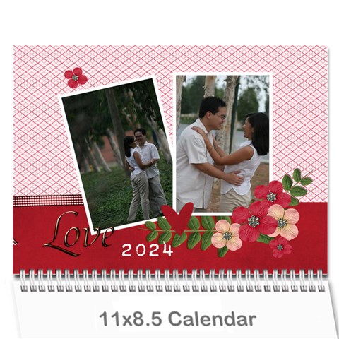 Wall Calendar 11 X 8 5 : Love By Jennyl Cover