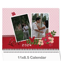 Wall Calendar 11 x 8.5 : LOVE - Wall Calendar 11  x 8.5  (12-Months)