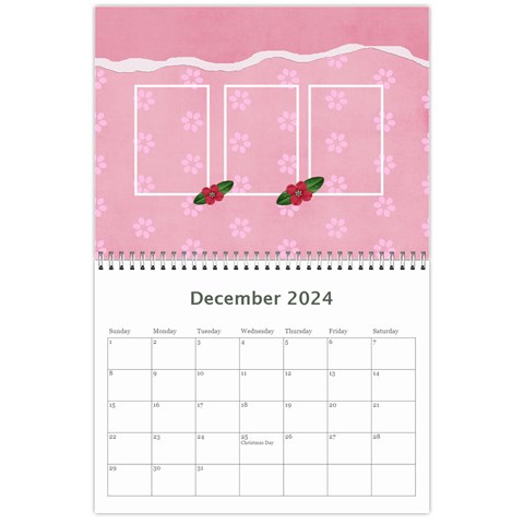 Wall Calendar 11 X 8 5 : Love By Jennyl Dec 2024