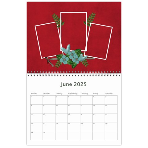 Wall Calendar 11 X 8 5 : Love By Jennyl Jun 2025