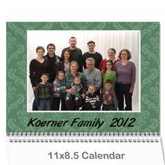 Koerner Calendar 2011 - Wall Calendar 11  x 8.5  (12-Months)