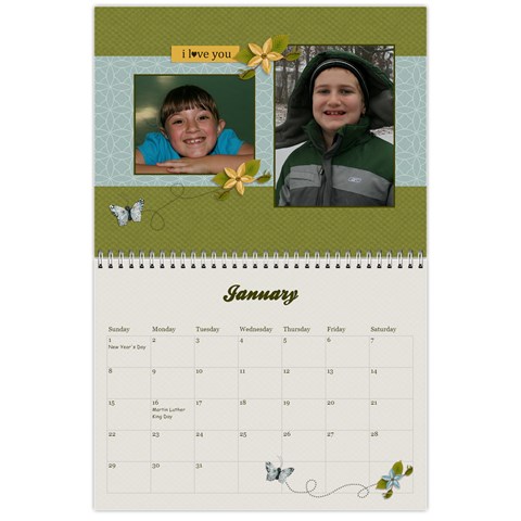 Calendar Gift By Mikki Jan 2012
