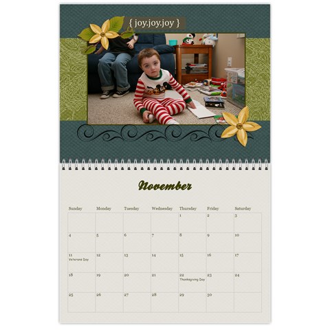 Calendar Gift By Mikki Nov 2012