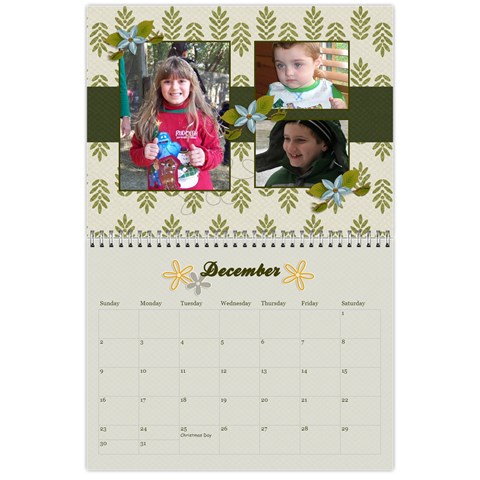 Calendar Gift By Mikki Dec 2012